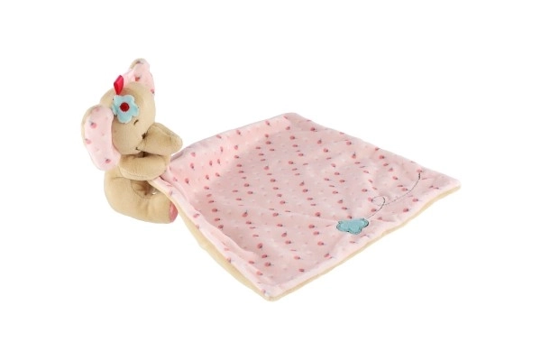 Pluche olifantje roze 25x25 cm – Roze