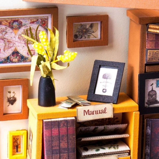 Samova studieruimte - DIY Miniatuur Poppenhuis Bibliotheek