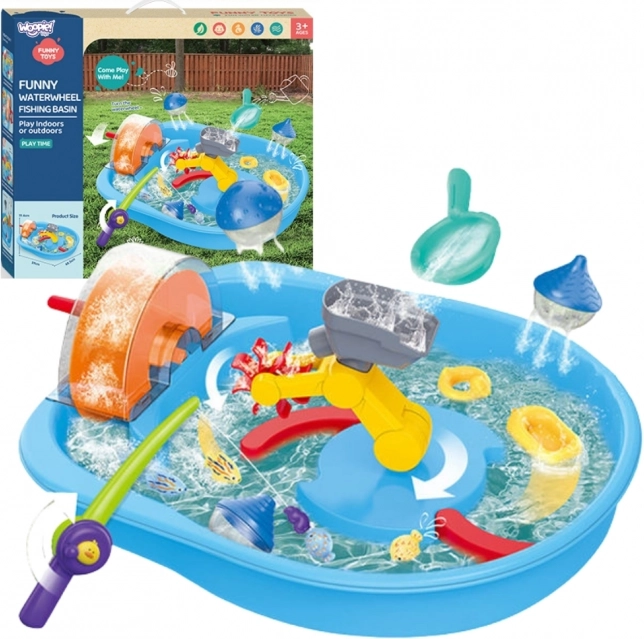 Woopie waterspeelgoed met wiel en vissen vangen 2v1