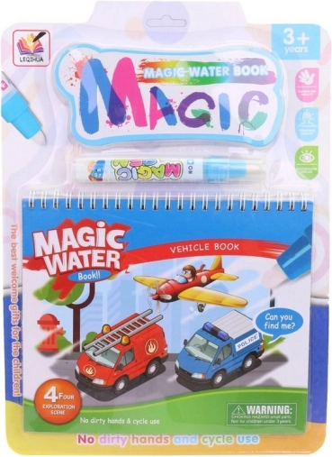 coloriage magique – moyens de transport 31 × 23 cm