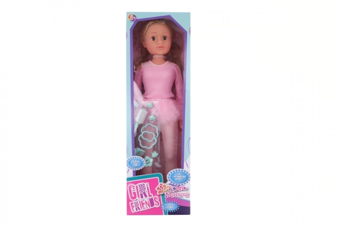 Lopende ballerina pop 80 cm
