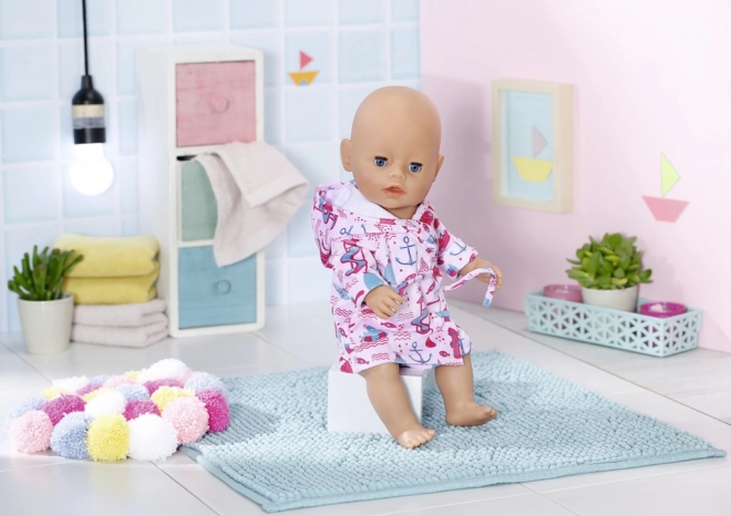 Badjas voor BABY born poppen 43 cm
