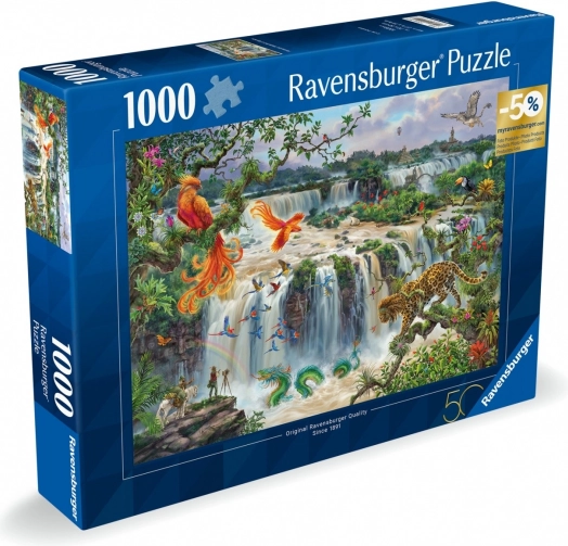 Puzzle 1000 pieces – IGUAZU waterfall by Ravensburger