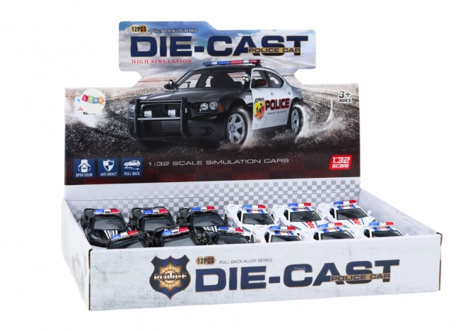 Metalen politieauto 1:32 Drive Mix