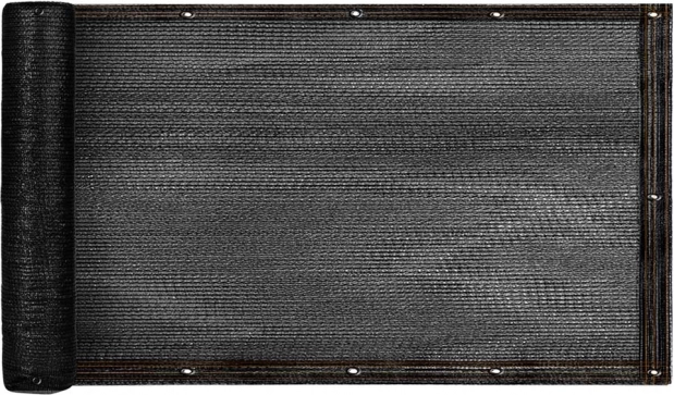 Balkon scherm LUARO met UV-bescherming en kabelbinders 105x700 cm