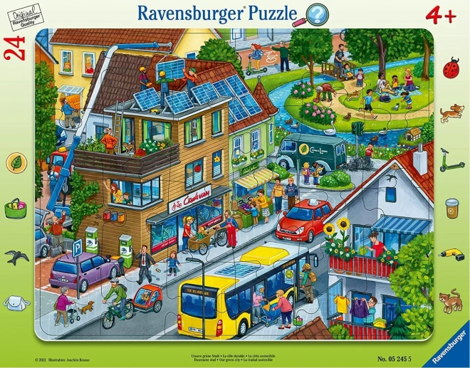 Ravensburger puzzle Our Green Town 24 pieces