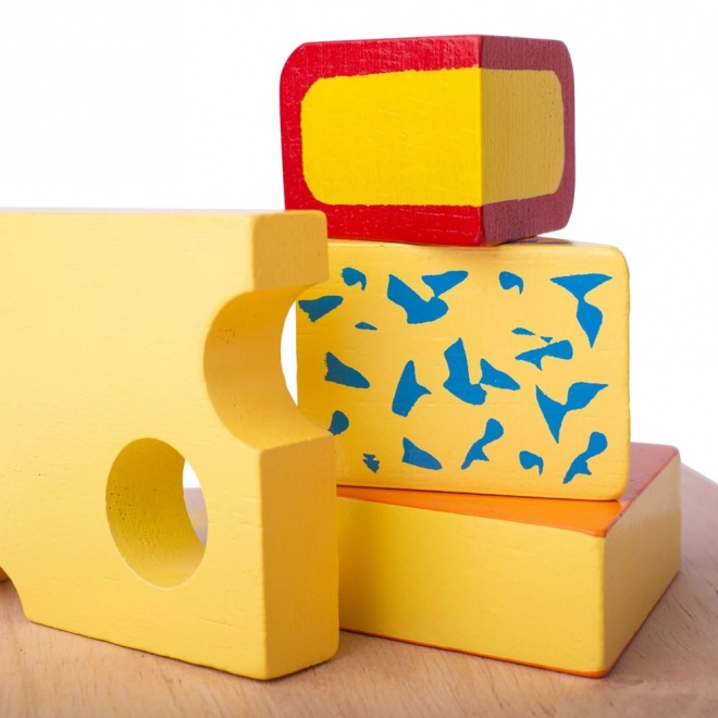 Bigjigs Toys Holz-Käse-Set auf Brett