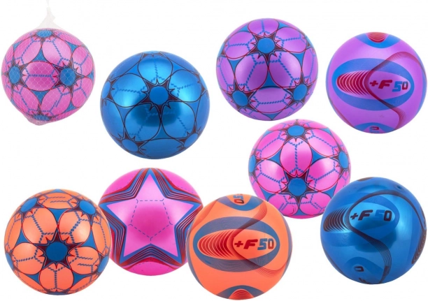 Ballon gonflable coloré en caoutchouc 23 cm dans un filet – assortiment de couleurs