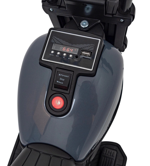 Motorrad Chopper FASTER – Grau