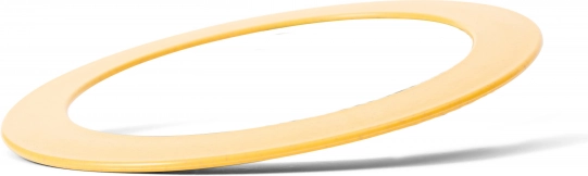 Jonglierringe aus Bioplastik für Anfänger, Durchmesser 24 cm (Set mit 3 Stück)