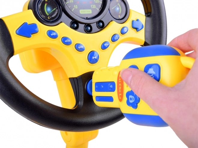 Interactief stuur op standaard + geluiden van knoppen afstandsbediening ZA3965