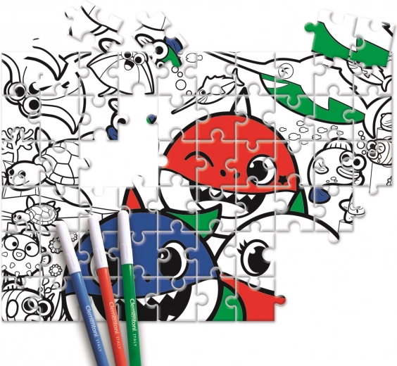 Coloriage facile avec les feutres inclus