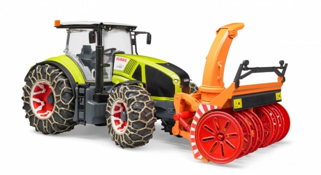 Bruder Traktor Class Axion 950 met sneeuwfrees