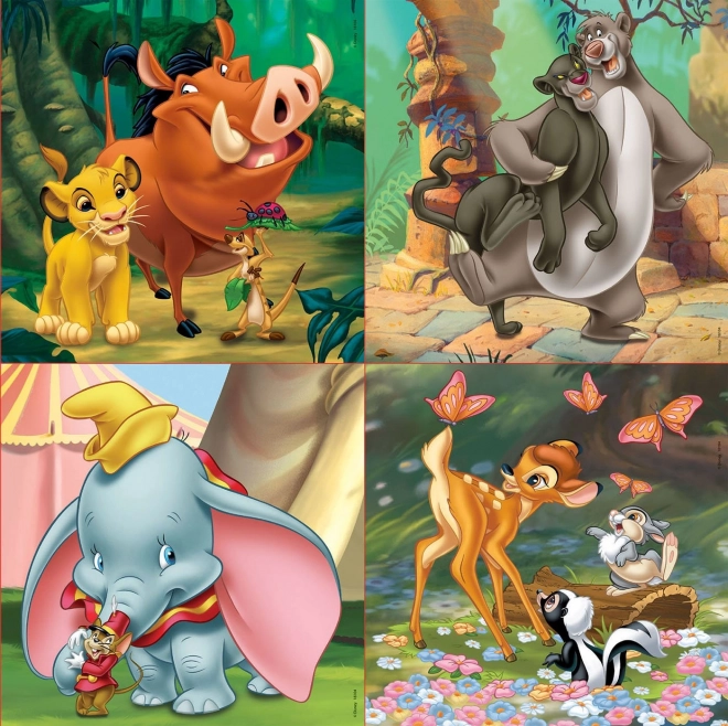 Educa Puzzle Disney Märchen 4v1
