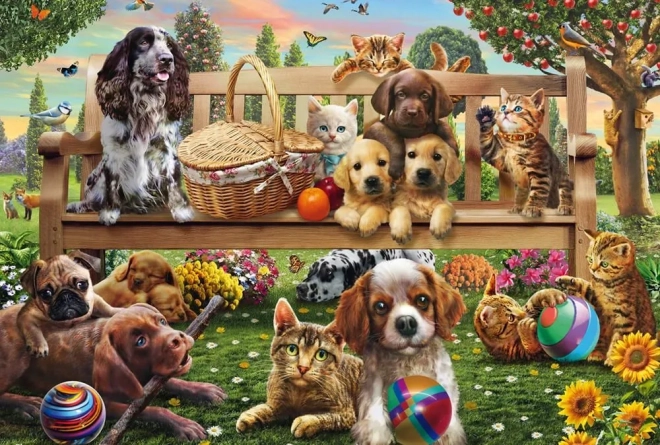 Puzzle Gartenpicknick 200 Teile