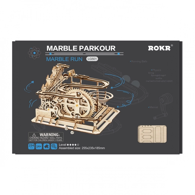 Wooden 3D Puzzle Rokr Marble Run Parkour