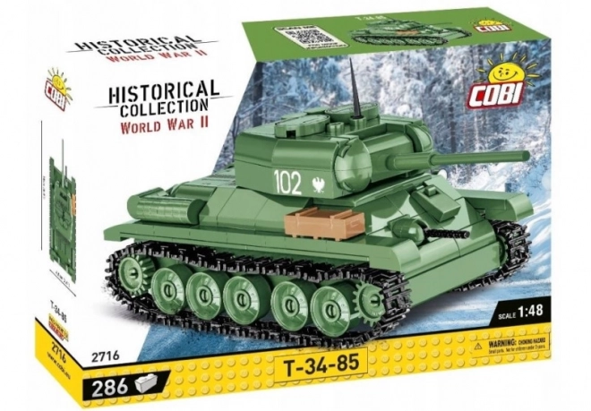 COBI 2716 II WW T-34-85, 1:48, 286 st