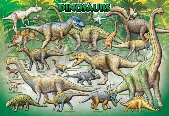 Puzzel Dinosauriërs 100 stukken