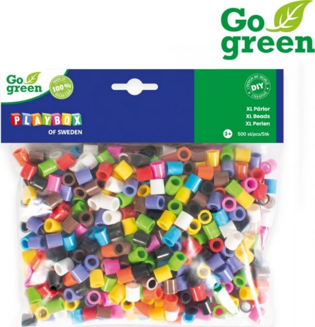 PLAYBOX Strijkkralen Go Green XL 500 stuks