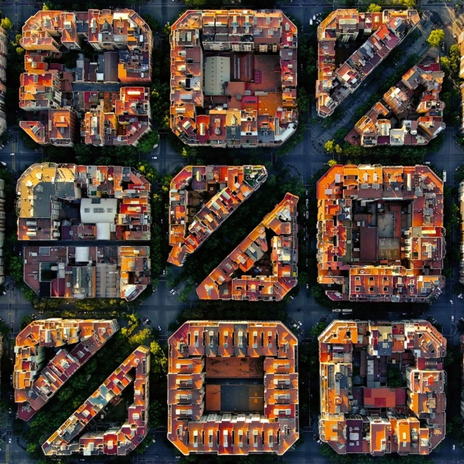 Wall Calendar Barcelona 2026, 30 x 30 cm