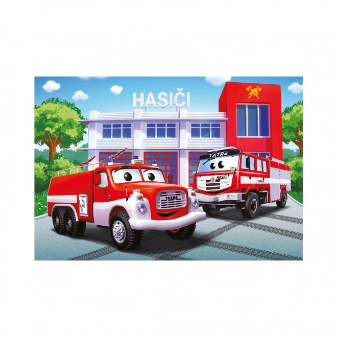 Dino puzzel Brandweer 24 stukken