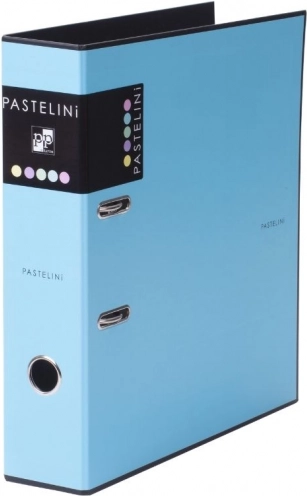 Classeur A4 à levier PASTELINI, dos 7 cm, bleu