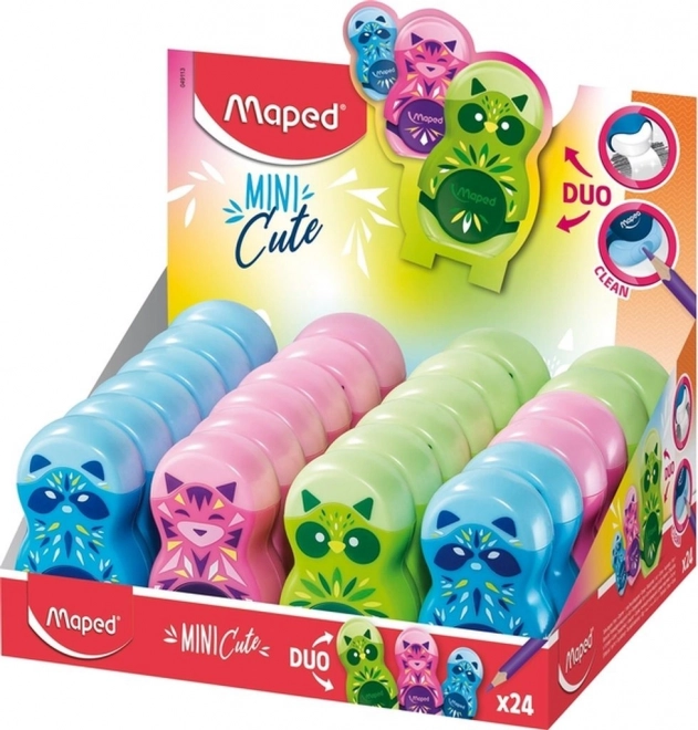 Taille-crayon MAPED avec gomme Loopy Mini Cute 1 pièce (mix)