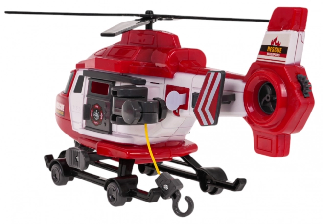 Hélicoptère de sauvetage 1:16 Service d'incendie