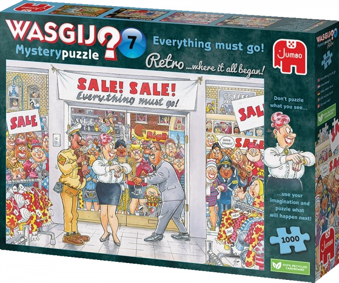 Puzzle Wasgij Mystery 7: Alles moet weg! 1000 stuks
