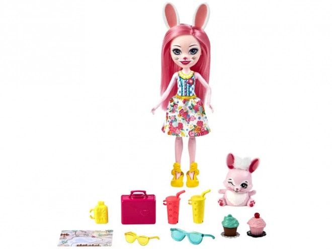 Enchantimals Voiture Lapin Bree avec accessoires