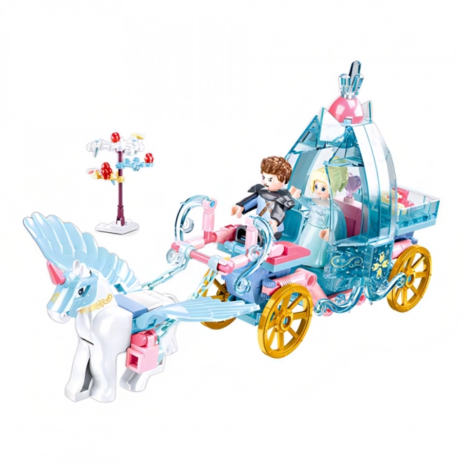 Sluban Winter Gieren M38-B0896 Koets met Magisch Eenhoorn