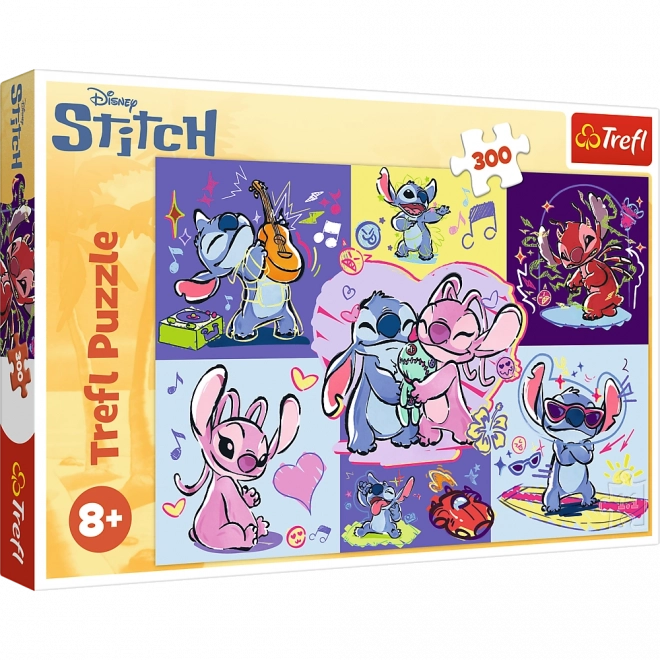 Puzzel 300 stukjes – Disney Lilo & Stitch: Gekke Stitch