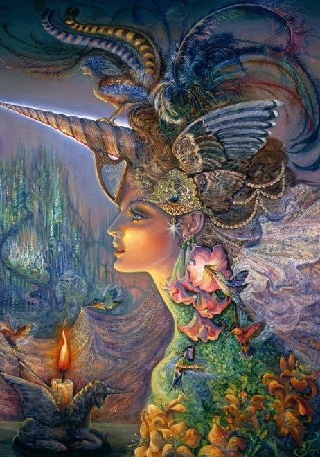 Grafika Puzzle Ma Dame Licorne 1000 pièces