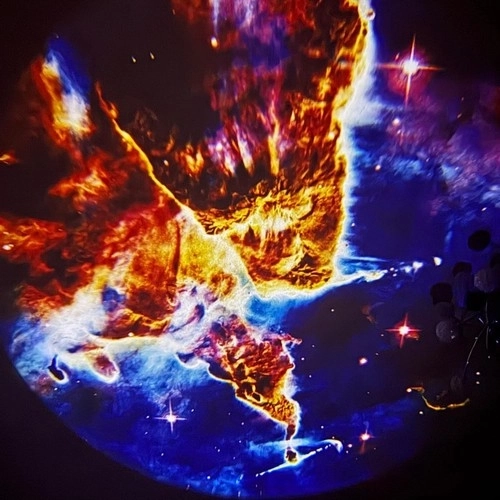 LED sterrenprojector met lampje