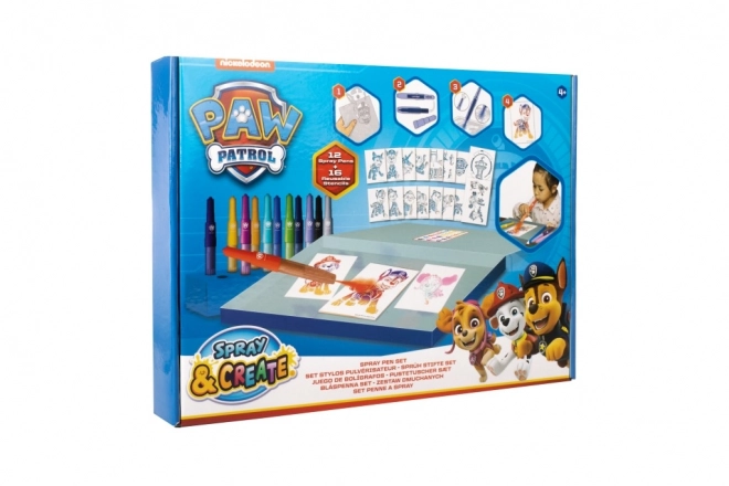 Drawing set with spray markers Paw Patrol
