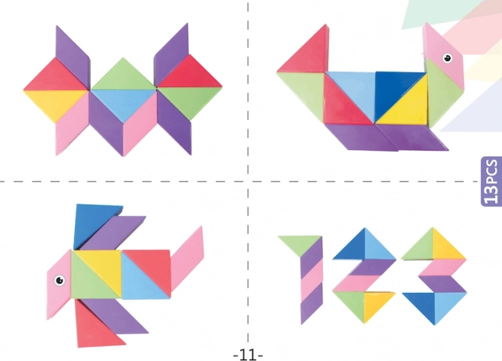 Learning shapes and colors through play