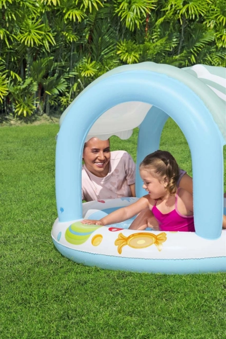 Kinderzwembad met opblaasbaar dak Bestway Pączuś