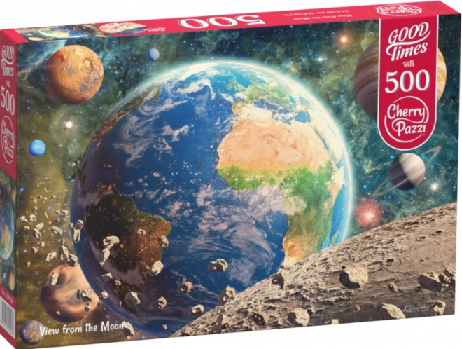 Puzzel Uitzicht vanaf de Maan 500 stukjes