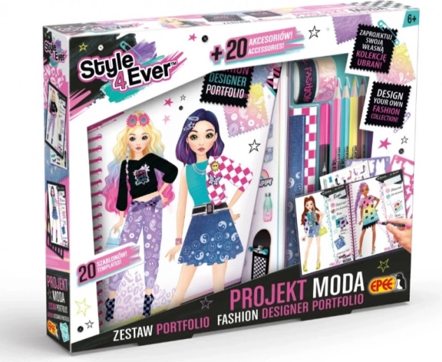 Projet Mode Portfolio Kit Créatif