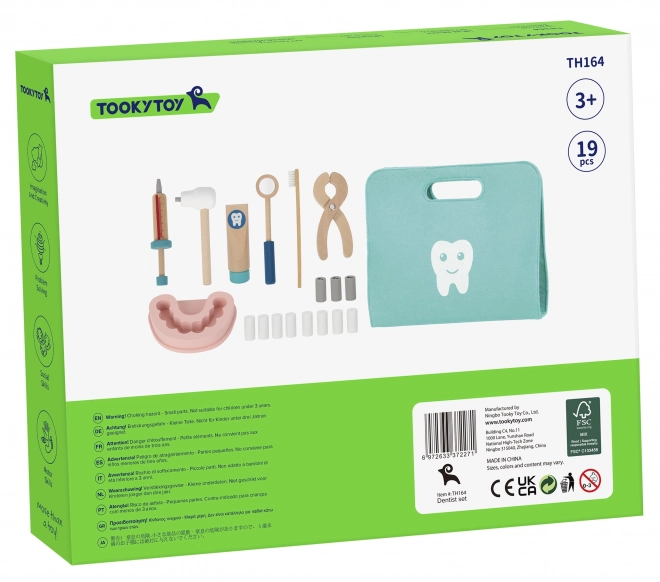 Kleine tandartsset in koffertje van TOOKY TOY