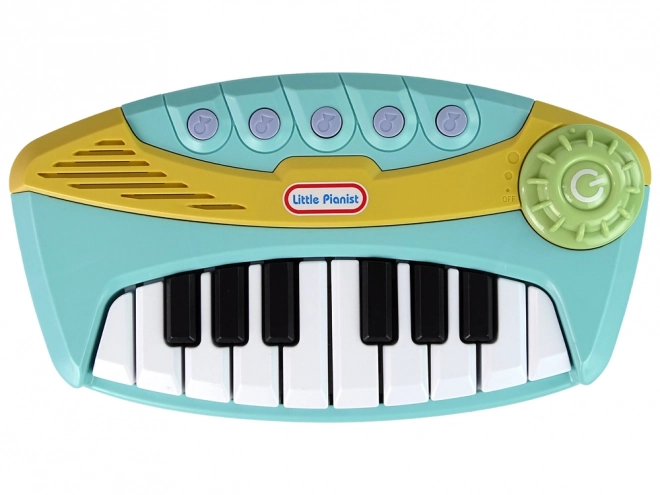 Kleine pianist Interactieve blauwe piano