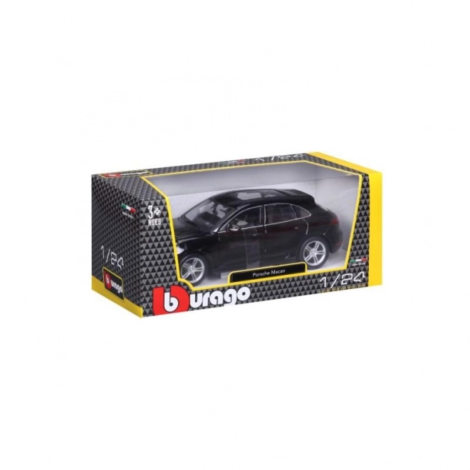 Bburago 1:24 Porsche Macan zwart 18-21077