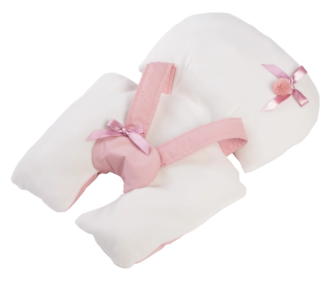Coussin avec nœud et sangles