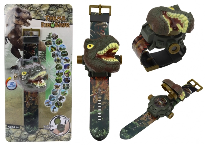 Horloge Projector 3D Dinosaurus Tyrannosaurus Rex 22cm x 6,5cm x 4,5cm