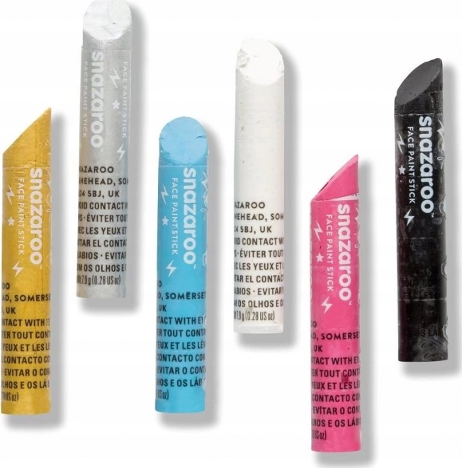 Ensemble de couleurs pour le visage et le corps en bâtonnets Fantasy 6pcs
