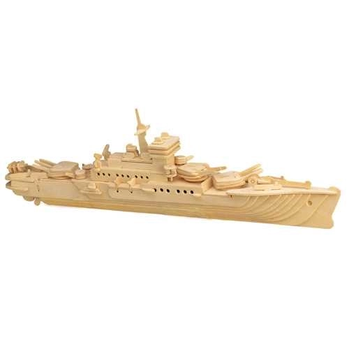 Woodcraft Houten 3D-puzzel schip cruiser