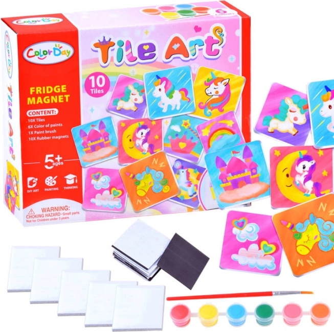 Kit créatif de peinture sur aimants Color Day