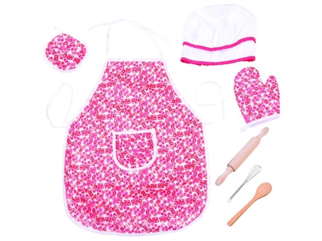 Kinderkochset mit Blumenmuster