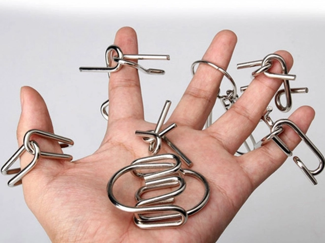 Set de casse-têtes en métal 8 pcs