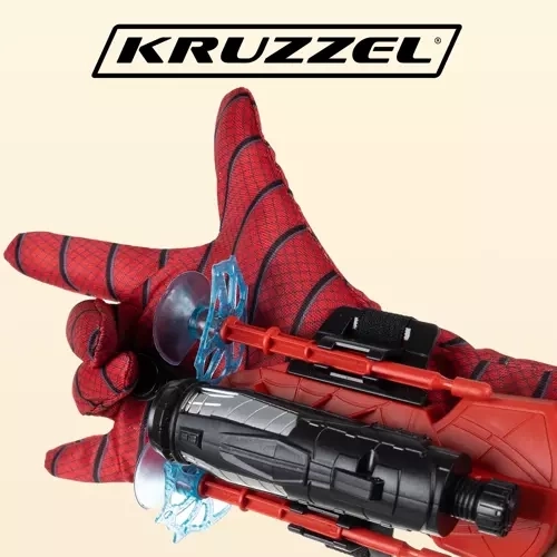 Netzwerfer mit Handschuh und 3 Pfeilen